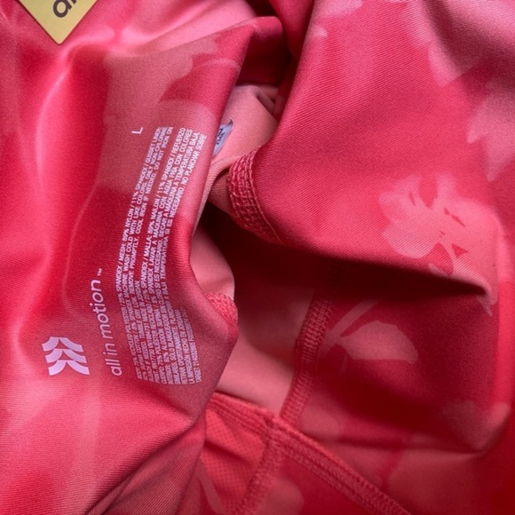 All in Motion High Rise Legging Pink Floral | Large - Picture 5 of 7